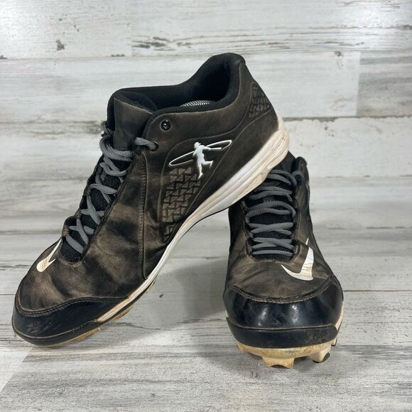 Nike Swingman Baseball 535837-010 Athletic Shoes Lace‎ Up Black Size 12 US - Picture 5 of 8